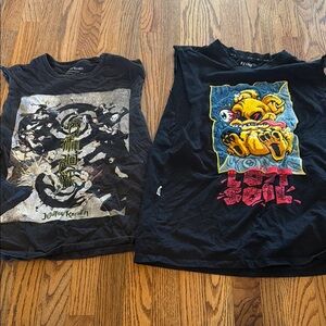 Men’s size small cut off shirts